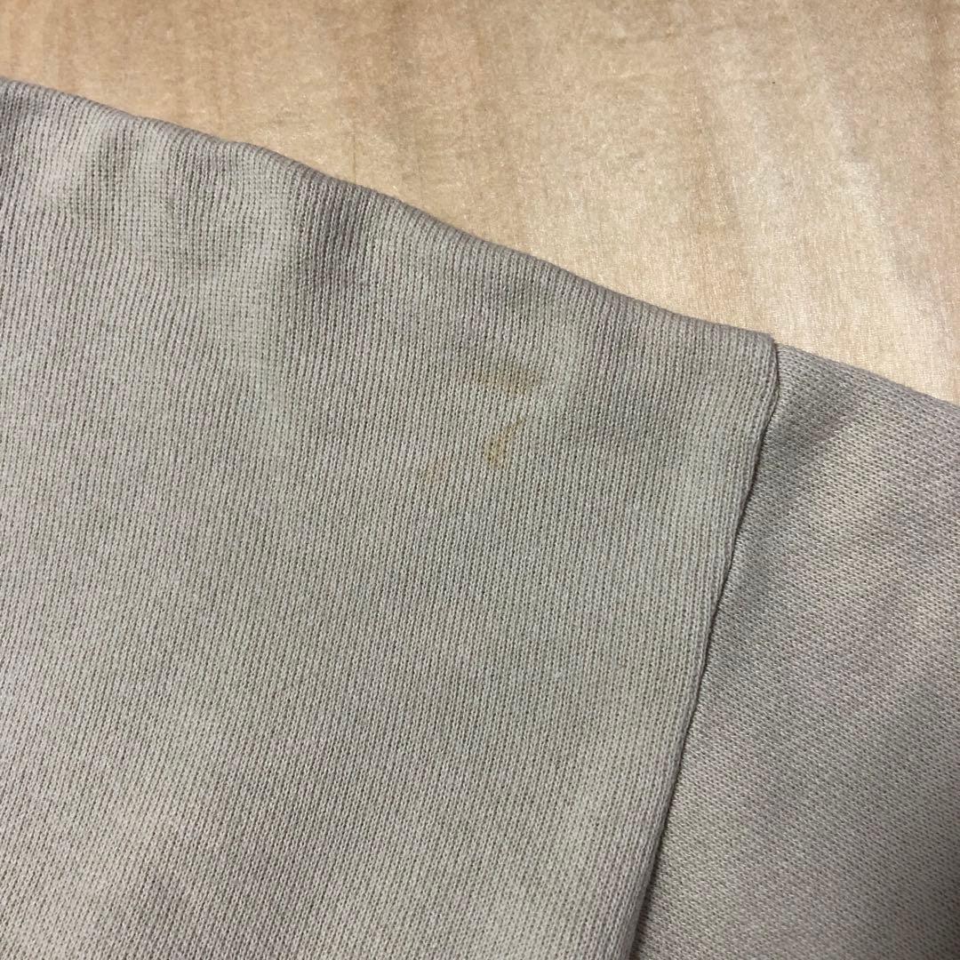 80〜90s old stussy アイボリー クルーネック トレーナー M