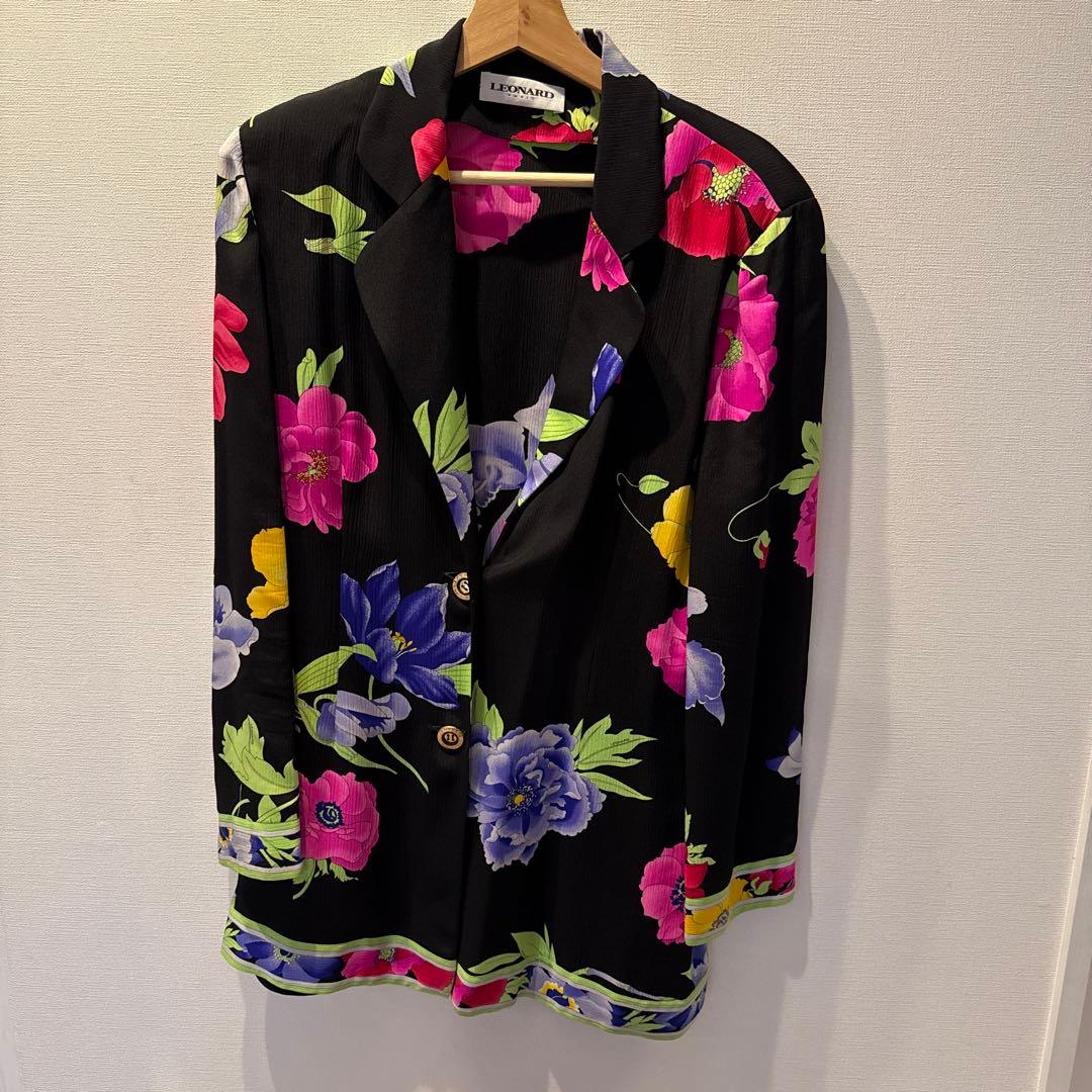 レオナール　シルク　ジャケット　サイズ　40