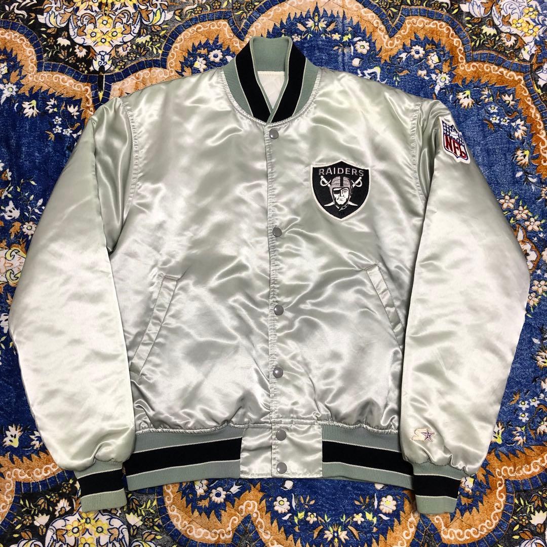 レイダース　raiders スタジャン　ナイロンジャケット　USA製