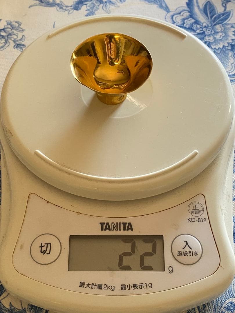 24金　純金杯　K24 ゴールド　22g