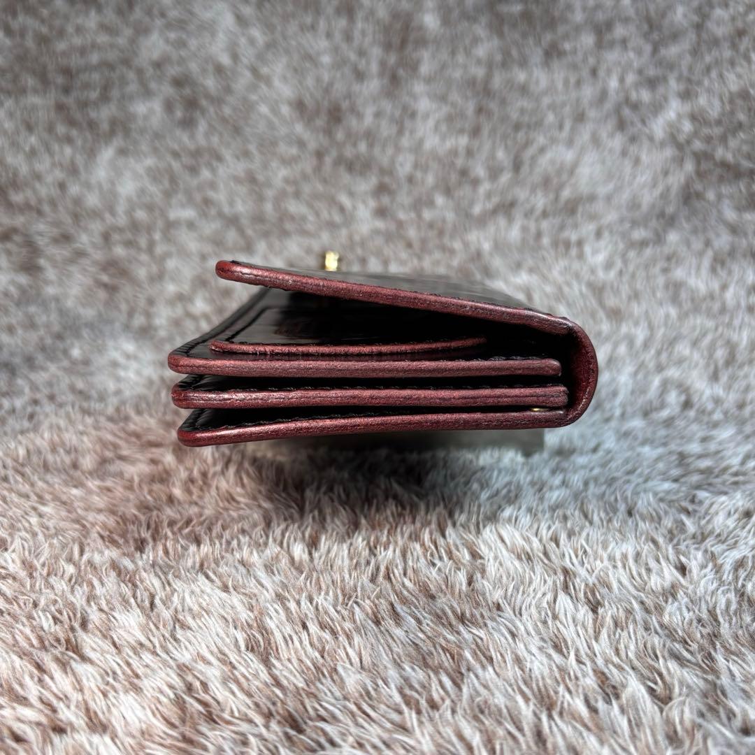 ◎個性派.トラッカーウォレット3層.顔料赤芯.スナップロック.アメカジ◎