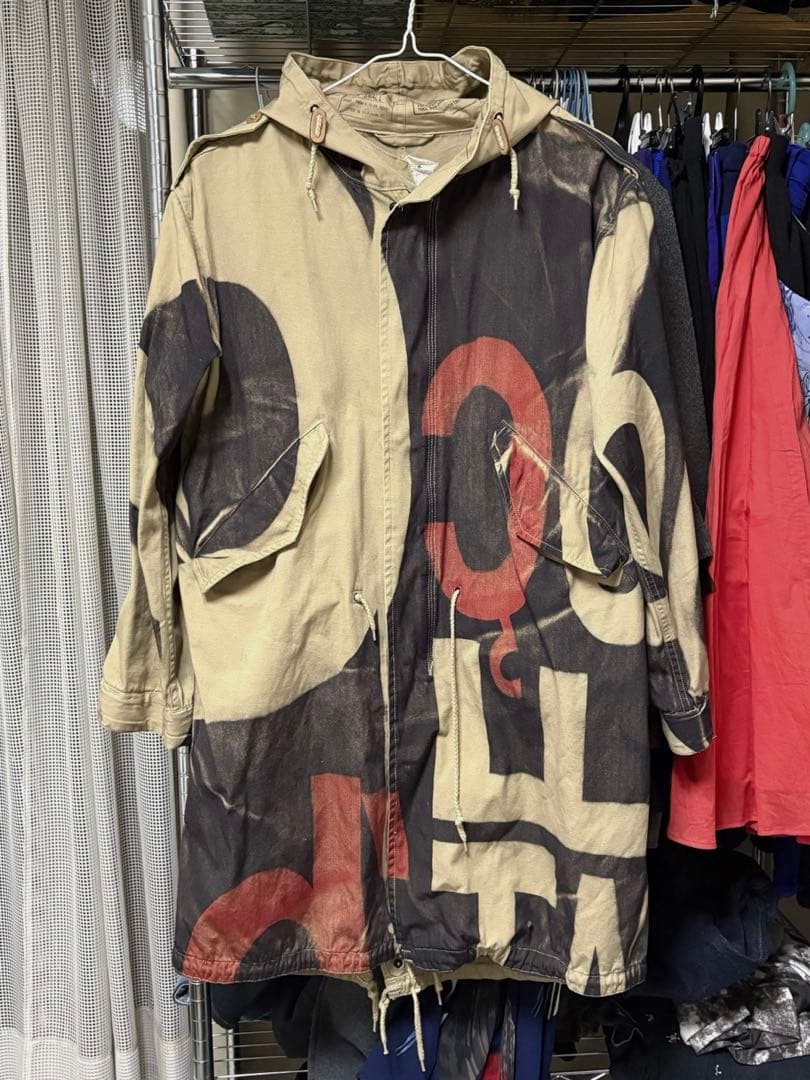 NOZOMIISHIGURO ノゾミイシグロ　総柄モッズコート