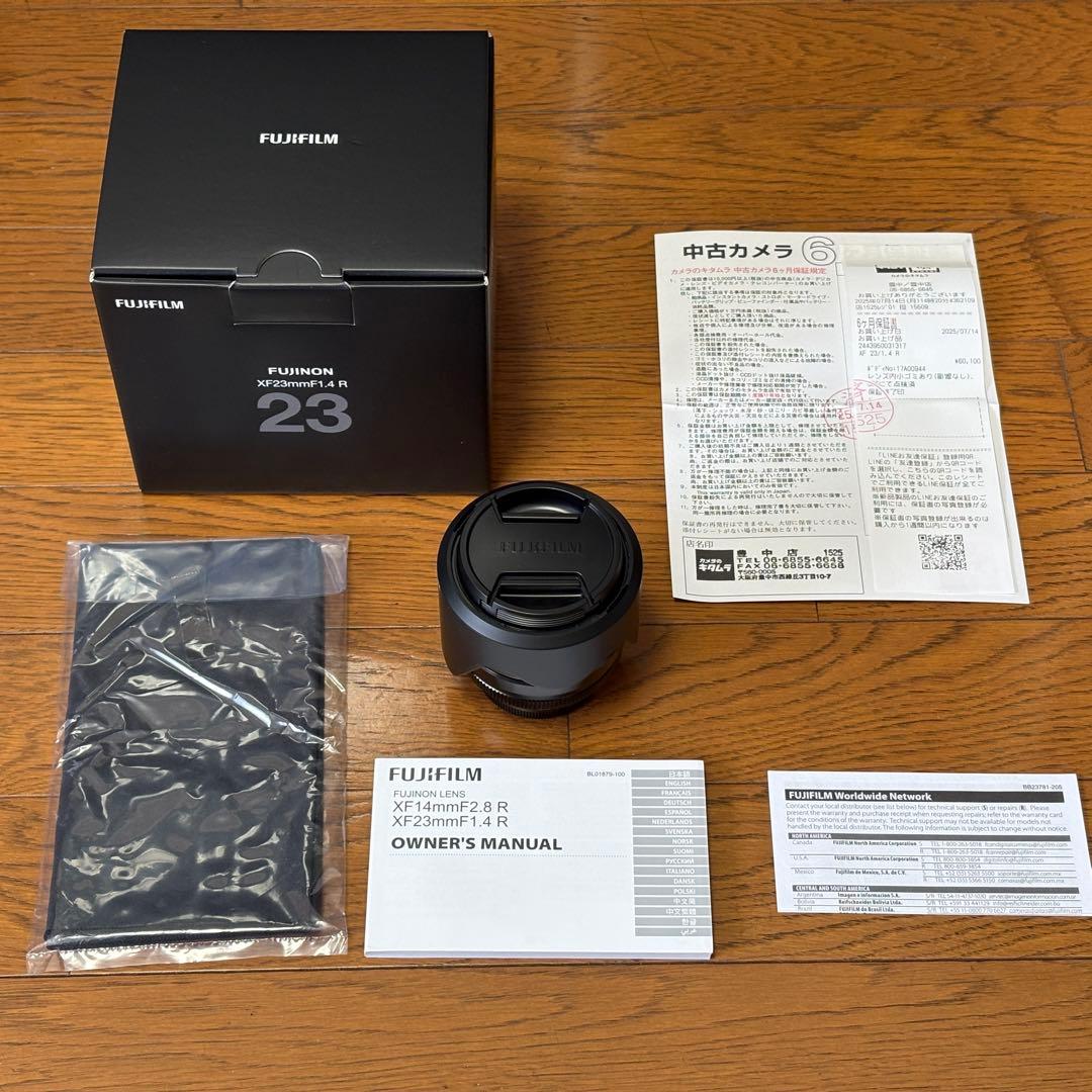 極美品　Fujifilm XF23mmF1.4 R 単焦点レンズ