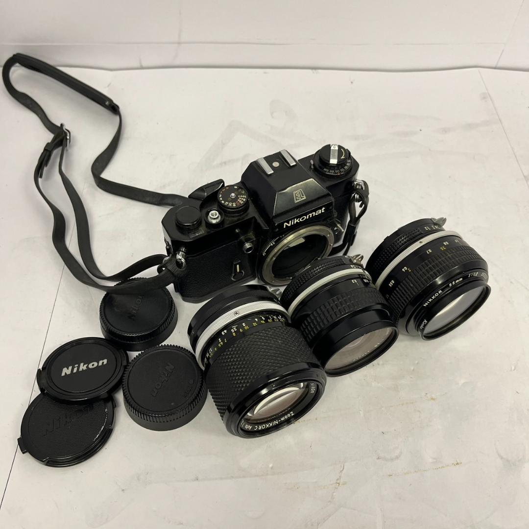 田*中様 【ジャンク】Nikon Nikomat フィルムカメラ レンズ3本付き