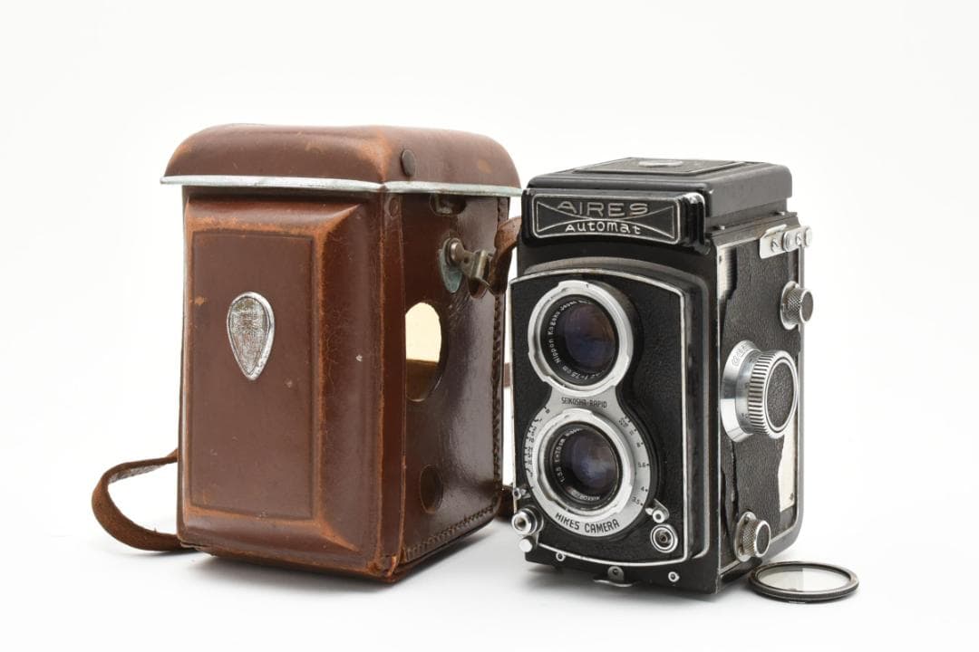 Aires Automat 二眼レフカメラ レザーケースQC 75mm F3.5