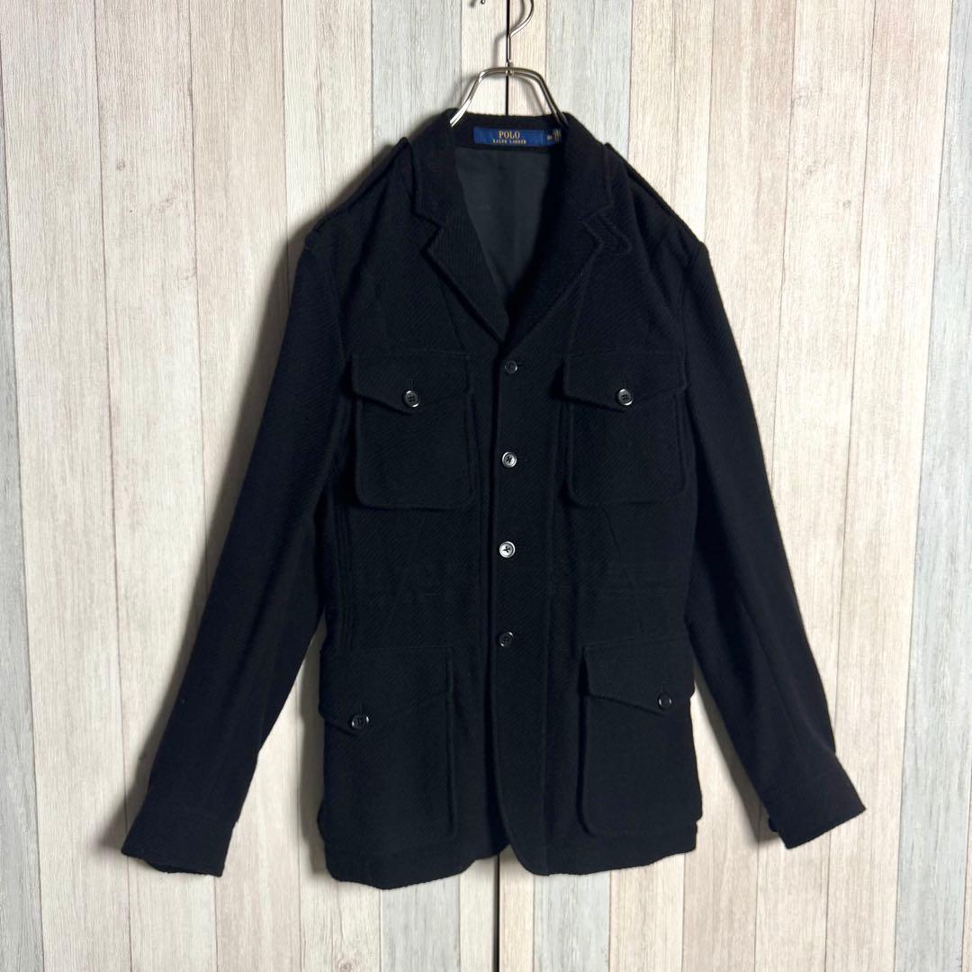 3274【現行・美品】ラルフローレン ウール サファリジャケット カバーオール