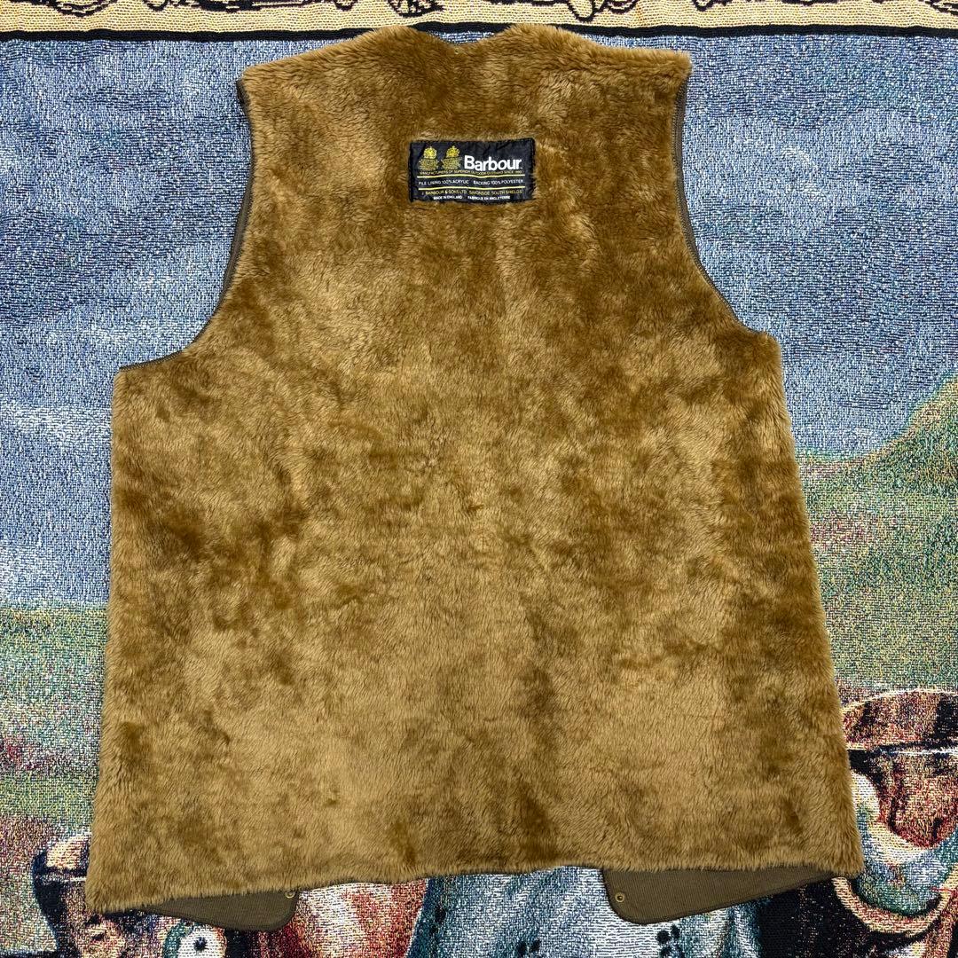 80s Barbour バブアー ボアライナー ベスト