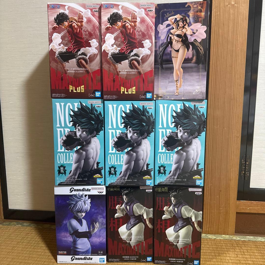 フィギュアセット MAXIMUM 、GRANDISTA 計9個セット