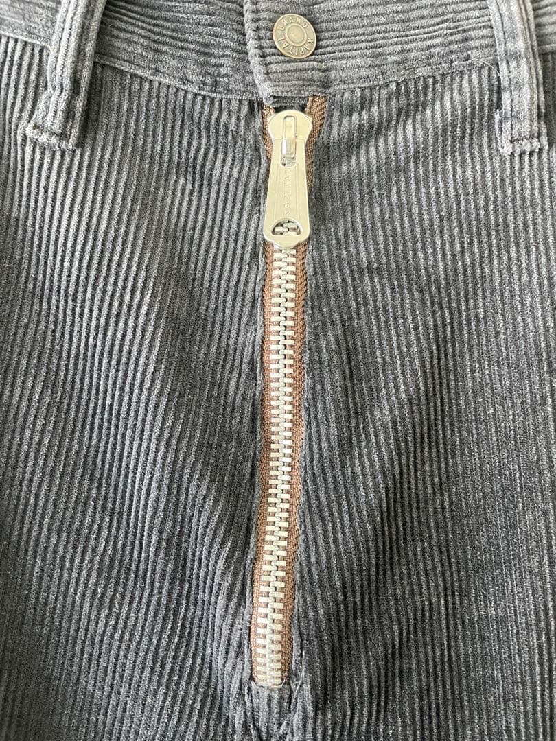 KAPITAL （キャピタル）コーデュロイポートバギーパンツ ブラック