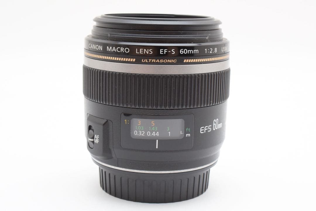 【美品】キヤノン Canon EFS60mm f/2.8 マクロ USM