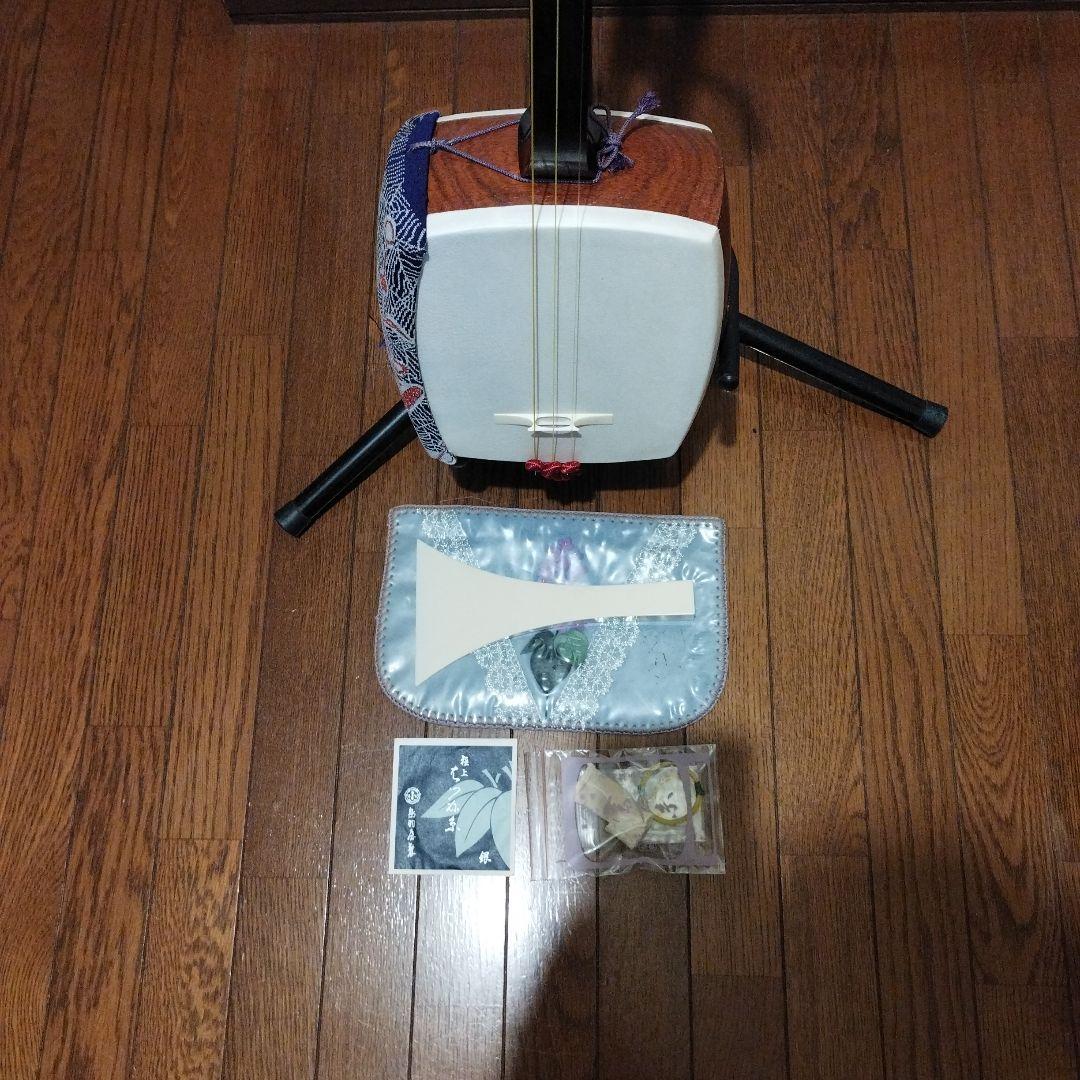 長唄三味線　細棹　セット