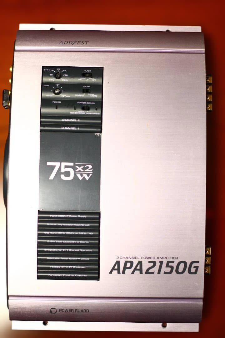 ADDZEST APA2150G 2ch アンプ ハイスペックチューンナップ