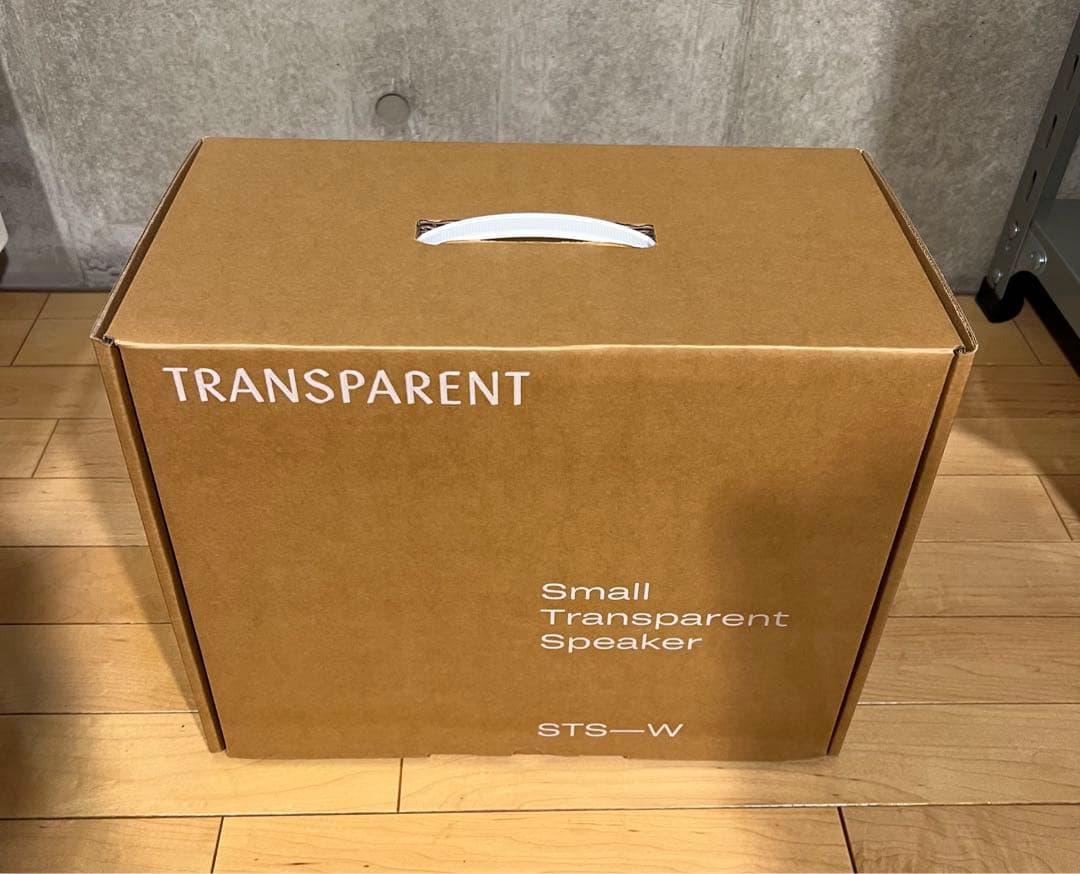 TRANSPARENT ワイヤレススピーカー ホワイト