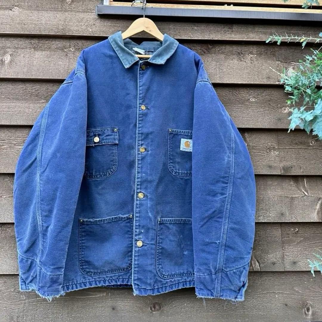 90s カーハート チョアコート　カバーオール　デトロイト　USA 野村訓市