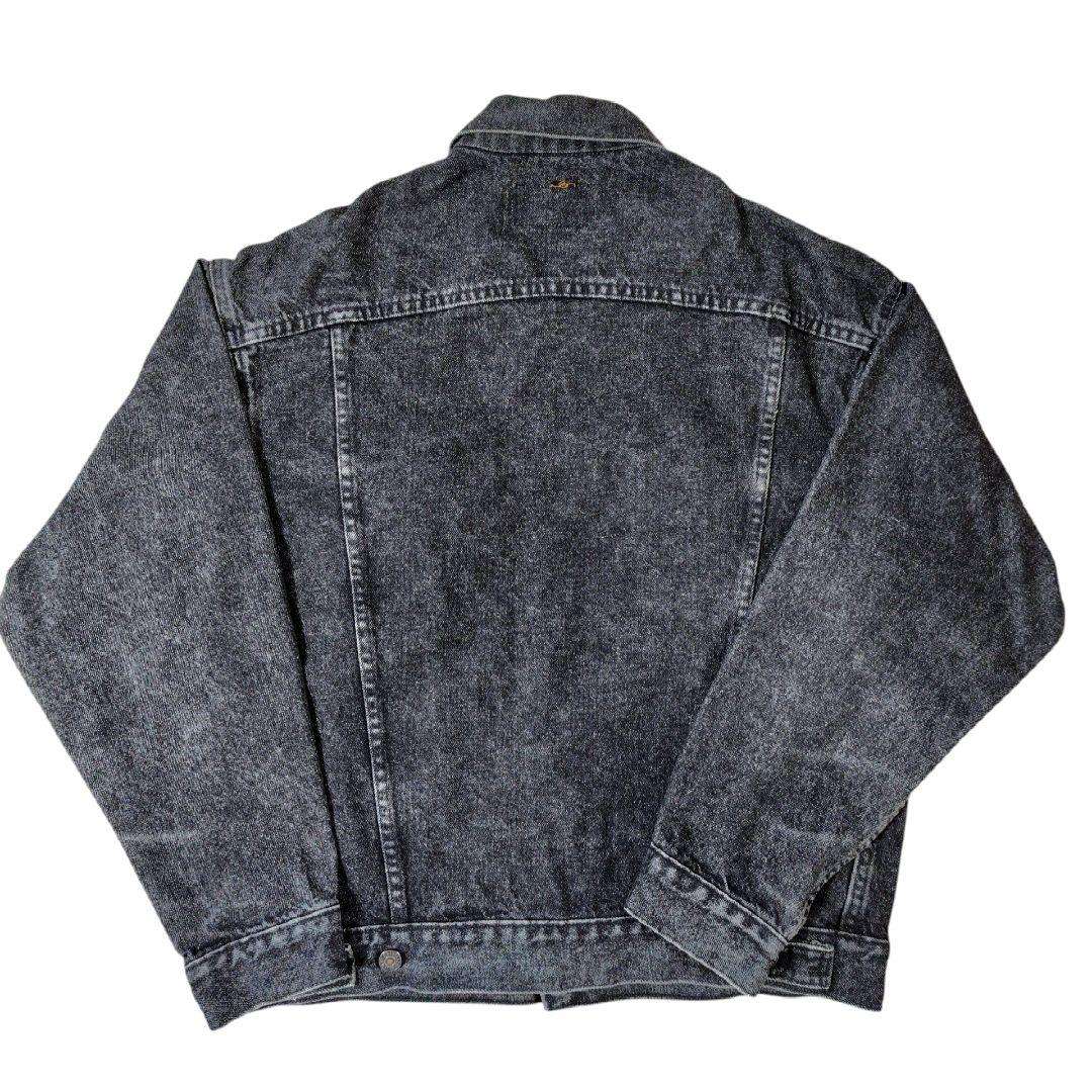 70507-4858　USA製　先染め　ブラック　トラッカージャケット　M