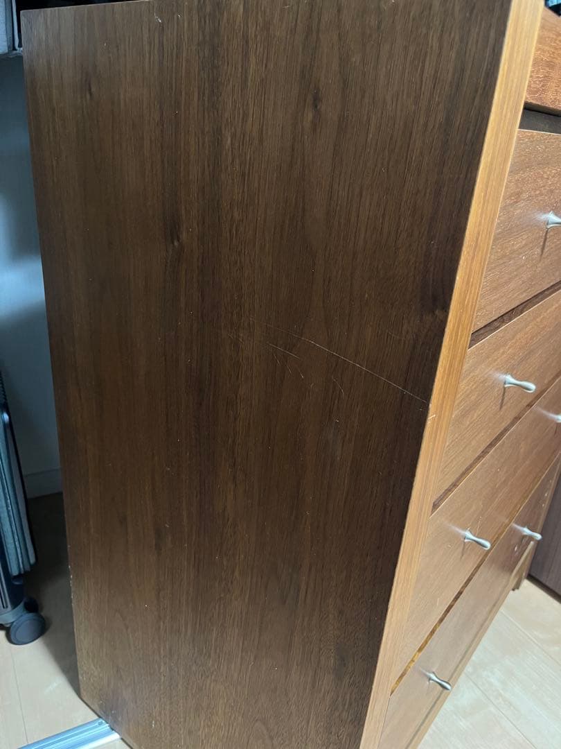 ケユカ 4段チェスト 木製