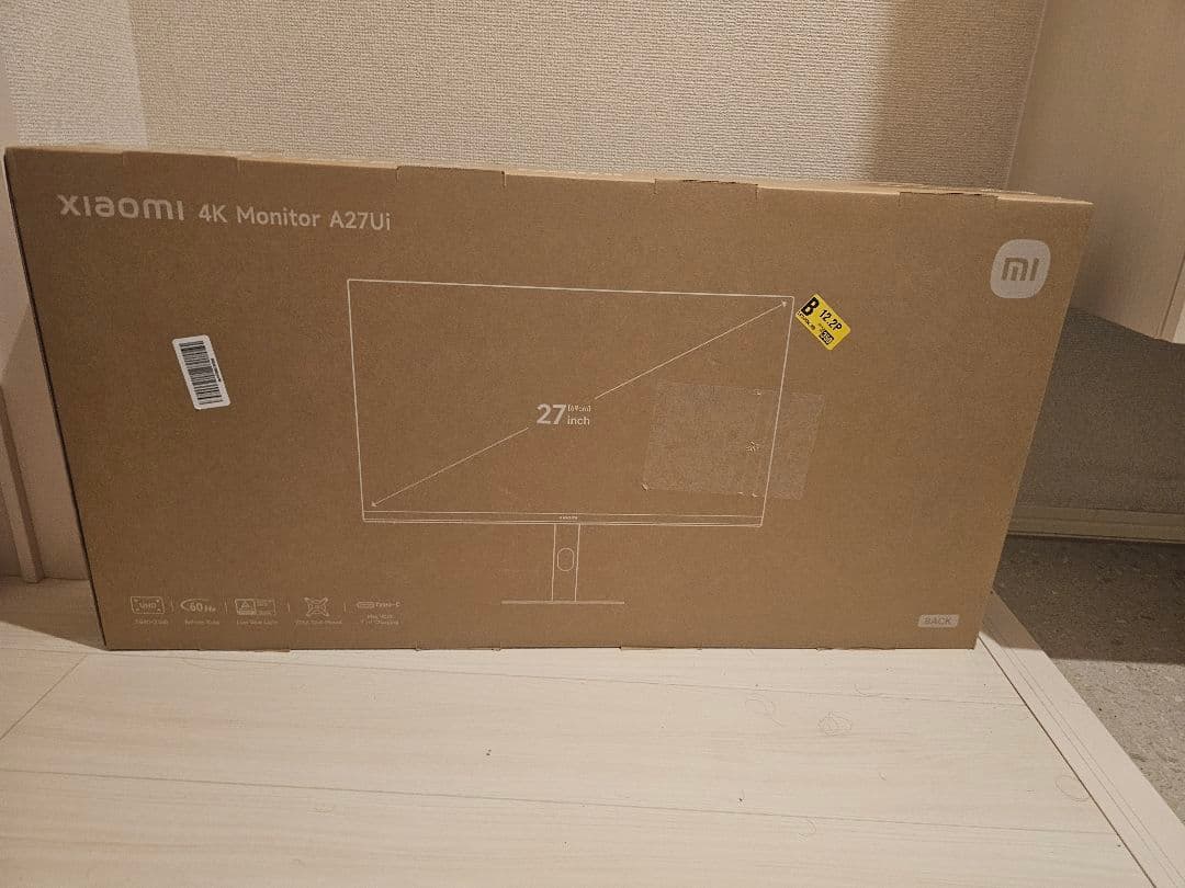 Xiaomi 4K Monitor A27Ui 27インチ 未使用 未開封