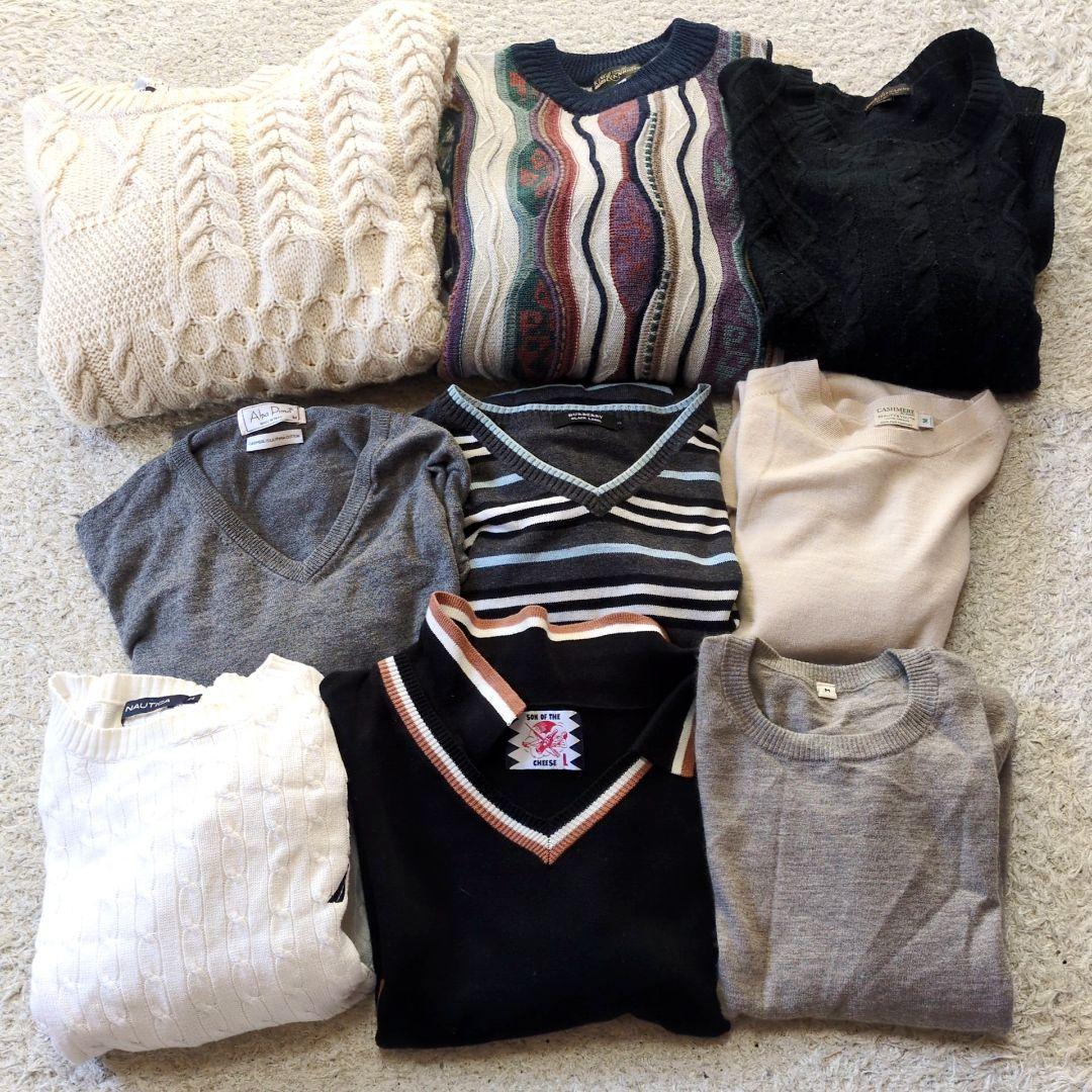 【まとめ売り】ニット9枚　バーバリー　サノバチーズ