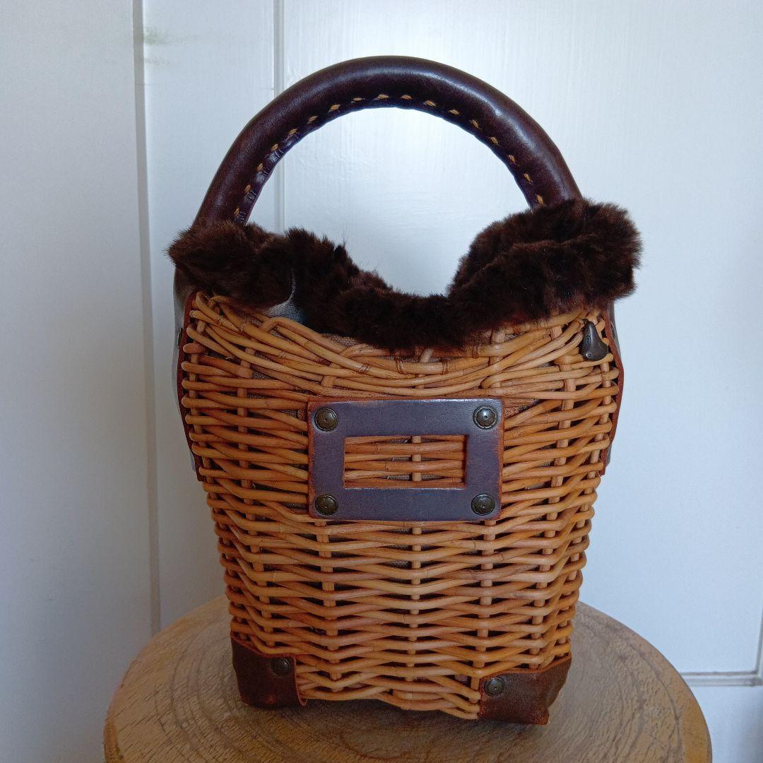 Xmas価格　エバゴス　eb.a.gos 　ブライドルレザーシリーズ　かご