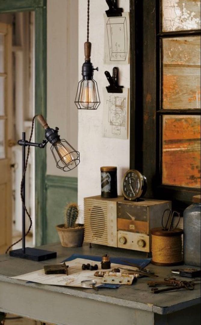 アートワークスタジオ　ペンダントライト 2個セット 木製ハンドル　おしゃれ