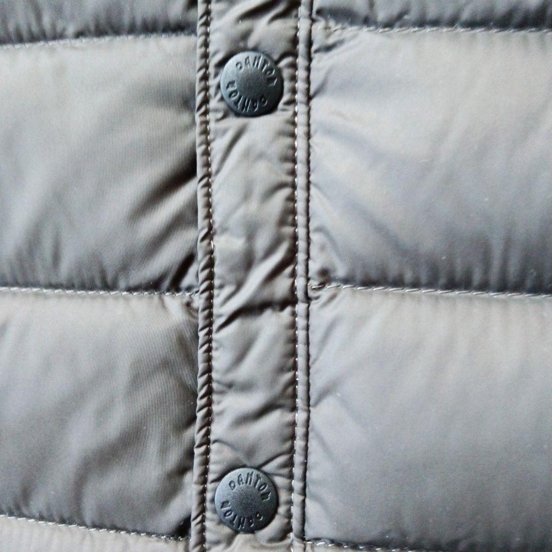 【美品】DANTON インナーダウンジャケット モカブラウン M