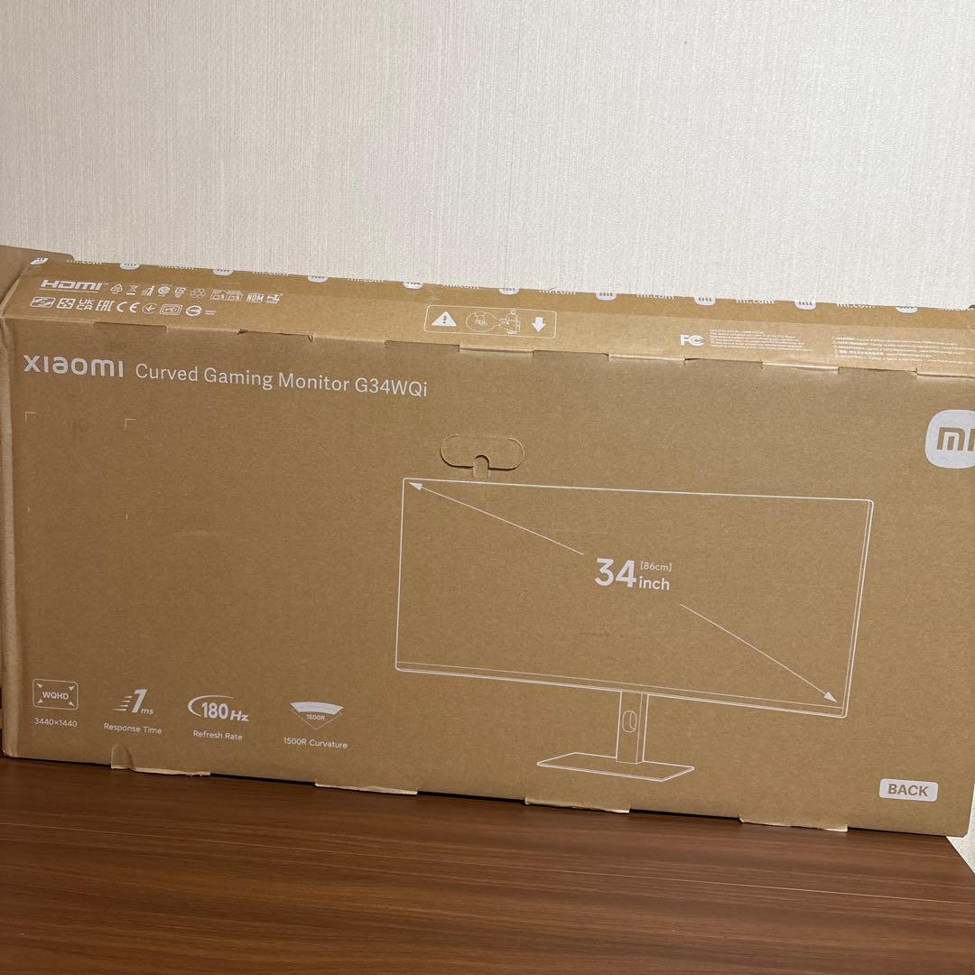 Xiaomi 34インチ湾曲モニター MI-ELK5