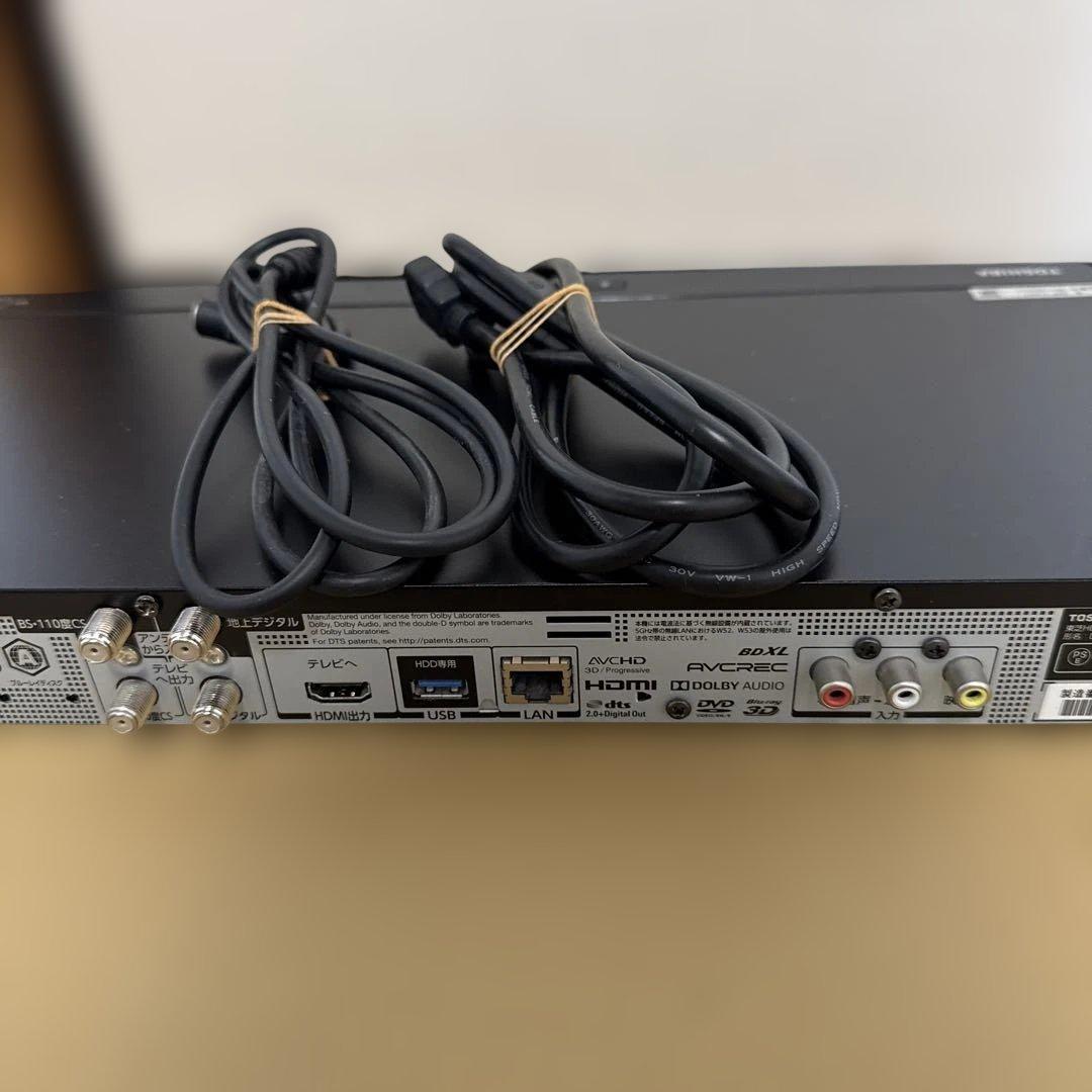 東芝ブルーレイレコーダー DBR-T3007 20117年製