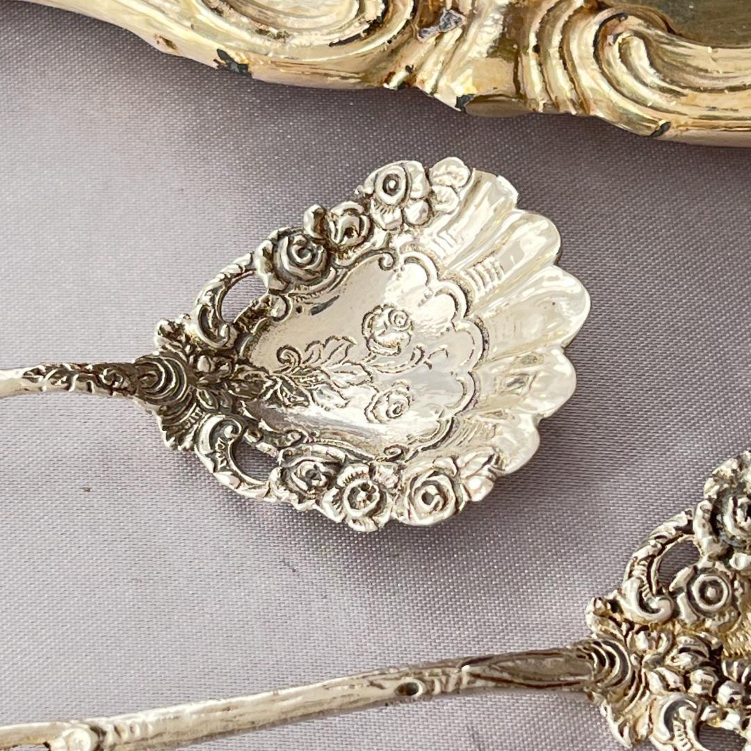 【Christoph Bach】クリームスプーン / シュガースプーン 【純銀】