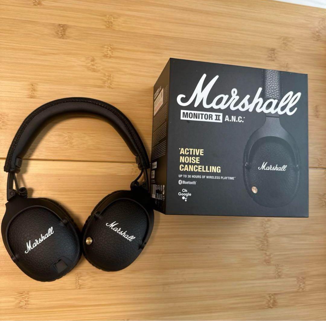 美品 Marshall Monitor II A.N.C. ワイヤレスヘッドホン
