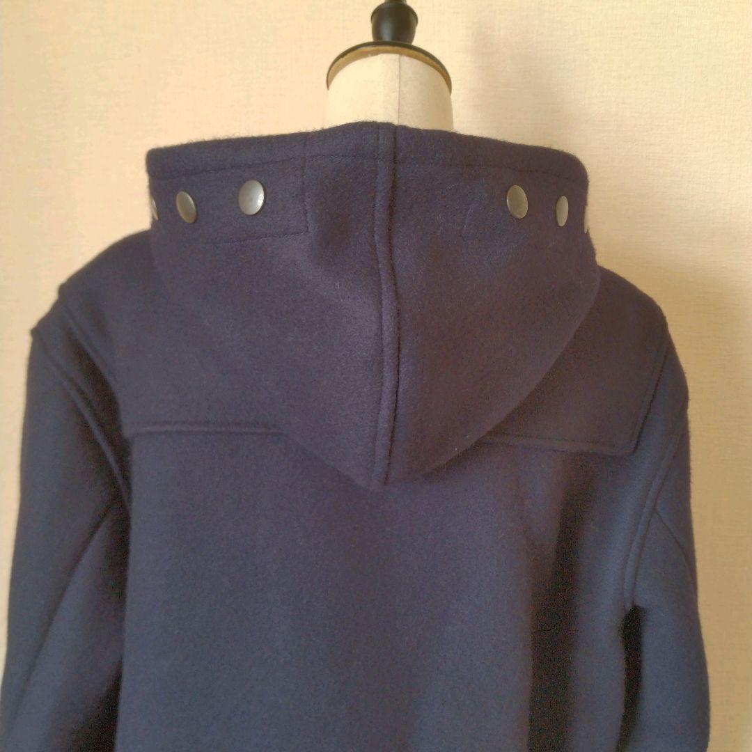 90s ラルフローレン ネイビー フード付き ダッフルコート 女性にも