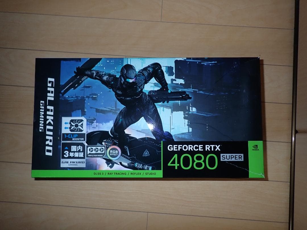 GALAKURO GeForce RTX 4080 Super 本体