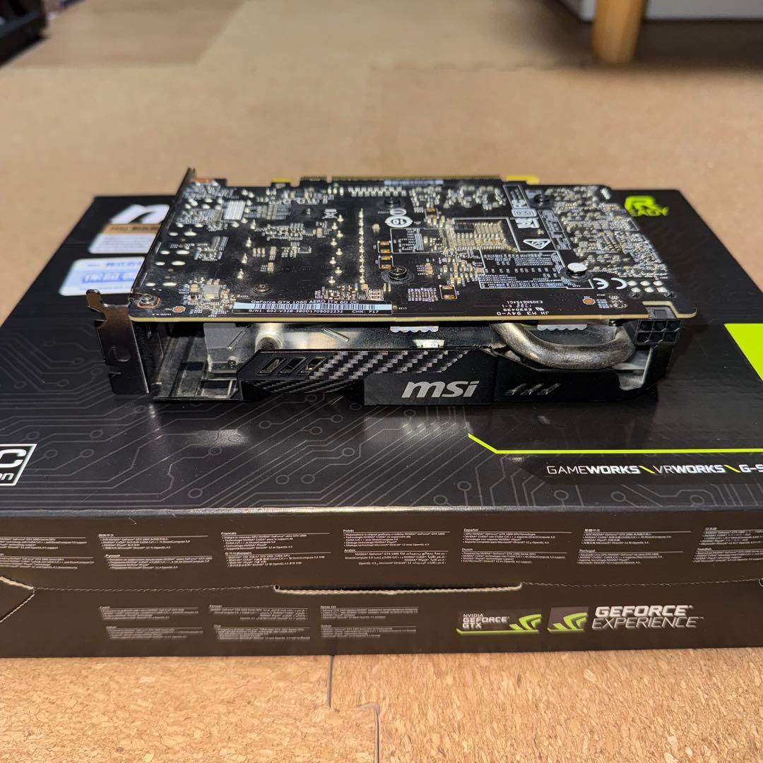 グラフィックボード・グラボ・ビデオカード MSI GEFORCE GTX 1060 AERO ITX 6G OC
