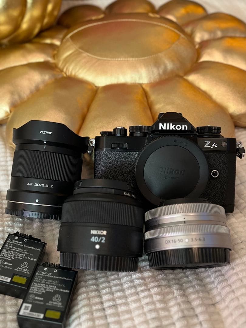Nikon Zfc ブラック + レンズ3本 美品セット