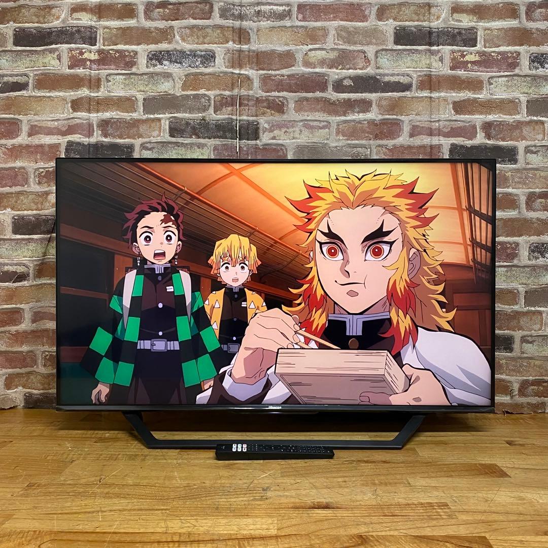 ハイセンス 43V型 4K 液晶テレビ 43U7F スマートテレビ 動画アプリ○