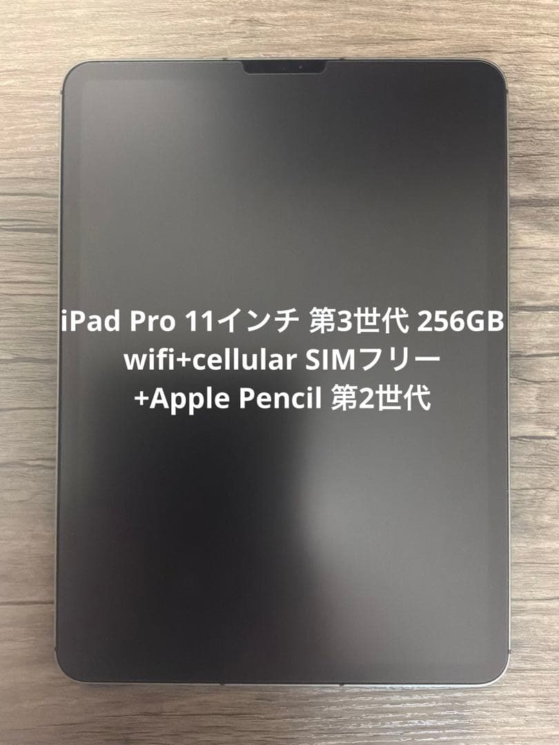 iPad Pro 11インチ 第3世代 256GB wifi+cellular
