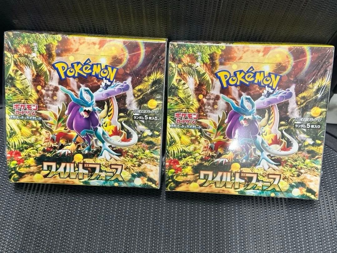 ポケカ　ワイルドフォース　未開封シュリンク付き2Box