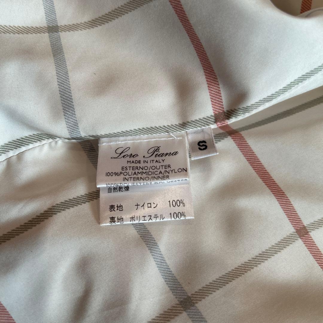 Men’s Loro Piana◆フード付きレッドベスト　RAIN &WIND