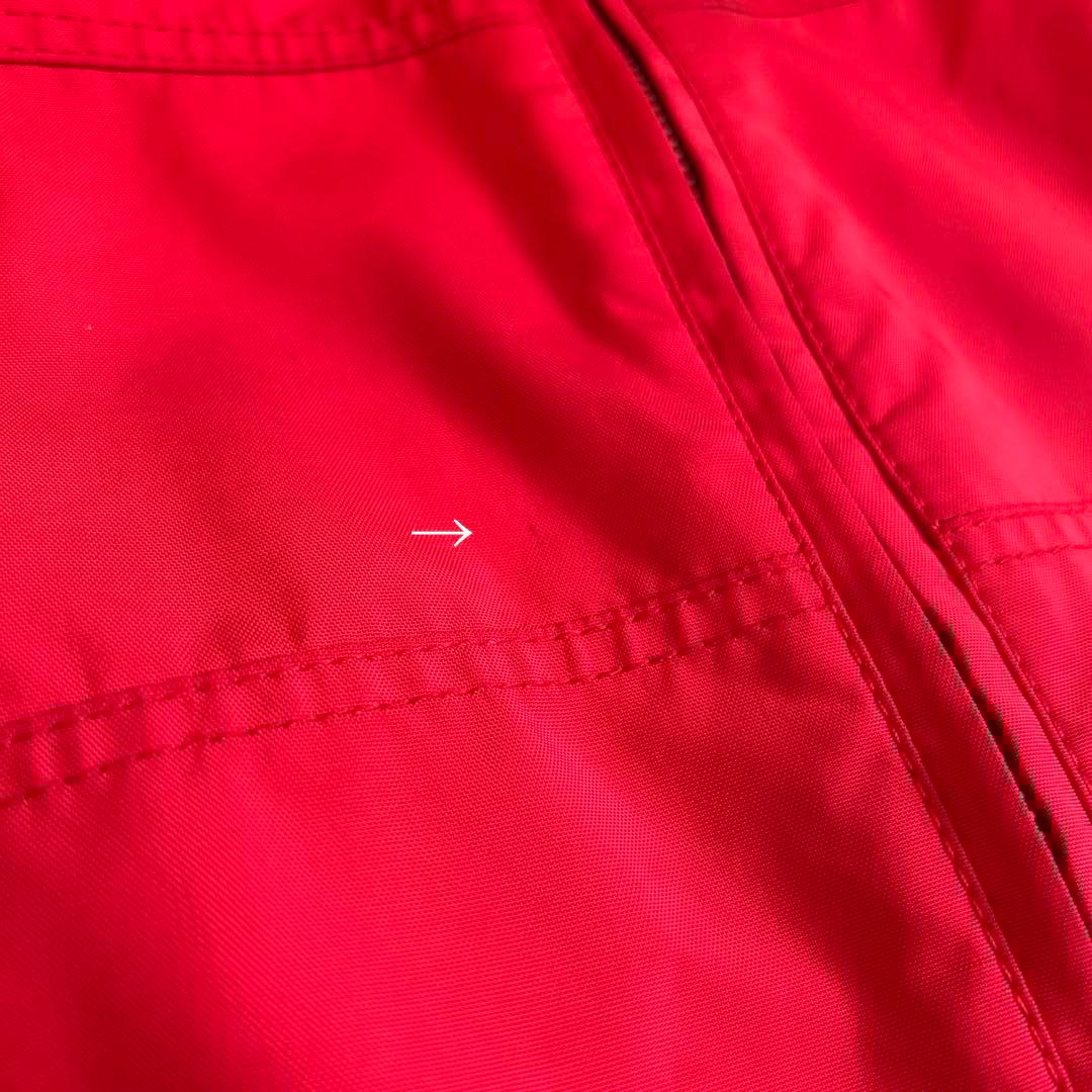 Men’s Loro Piana◆フード付きレッドベスト　RAIN &WIND