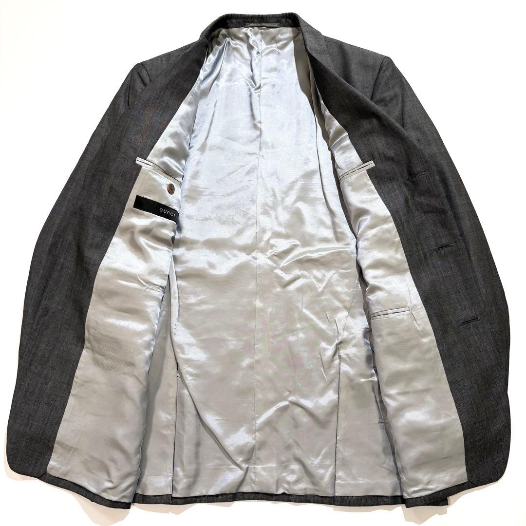 【未使用級】GUCCI スーツ セットアップ トムフォード期 グレー 48
