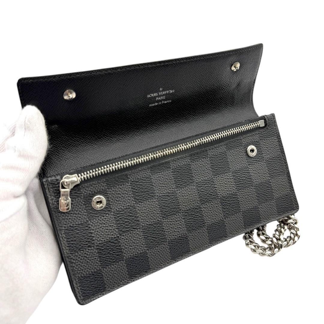 LOUIS VUITTON ルイヴィトン ダミエ チェーンウォレット