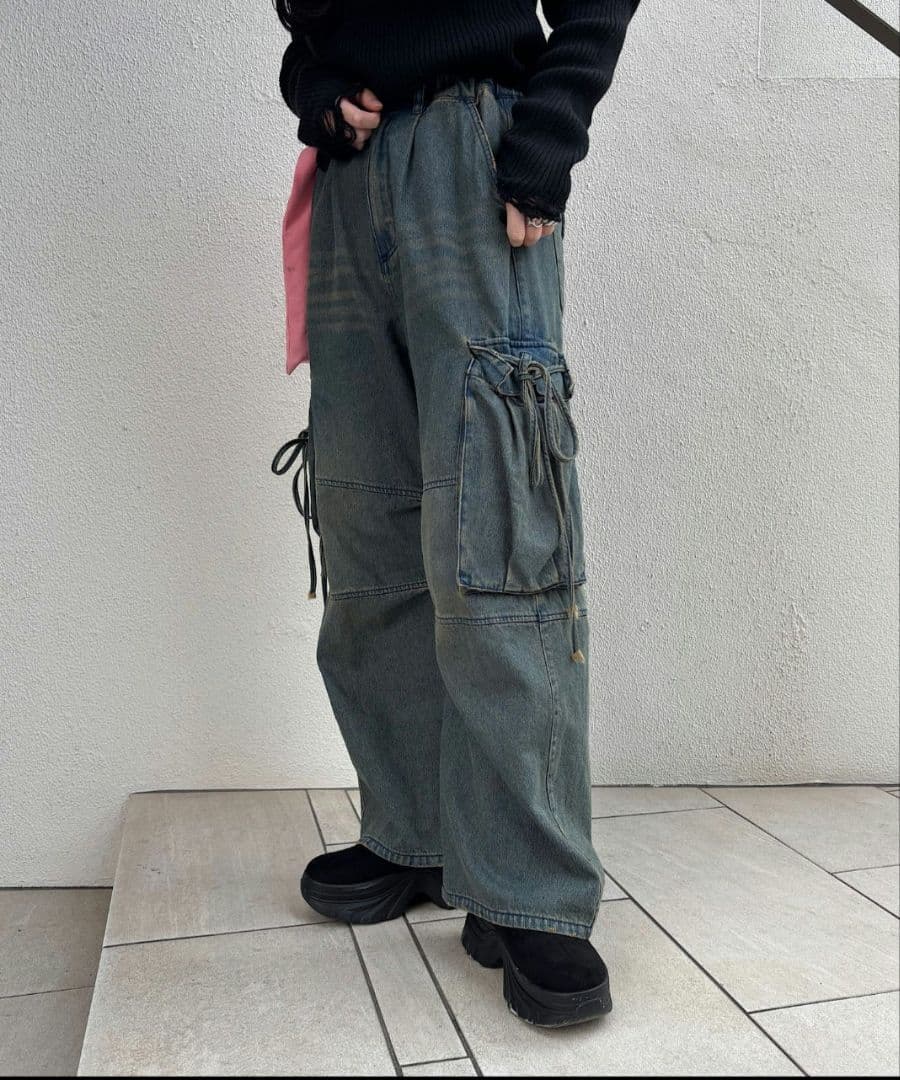 カーゴデニムパンツ　Kastane　サイズ2