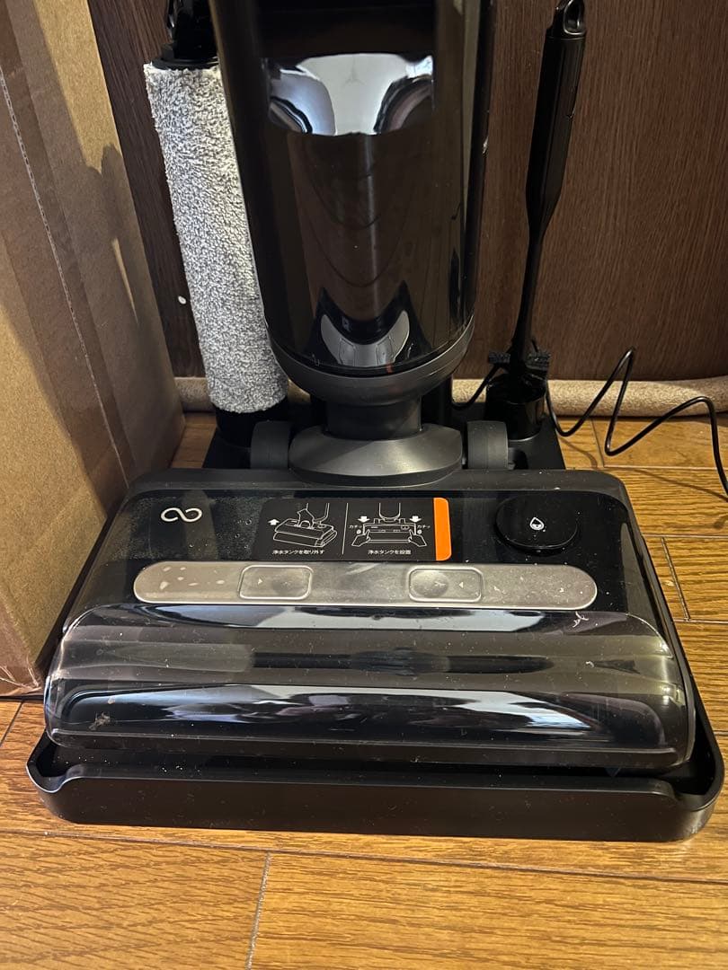【1回使用】水拭き掃除機 アクアエックス コードレス スティック掃除機