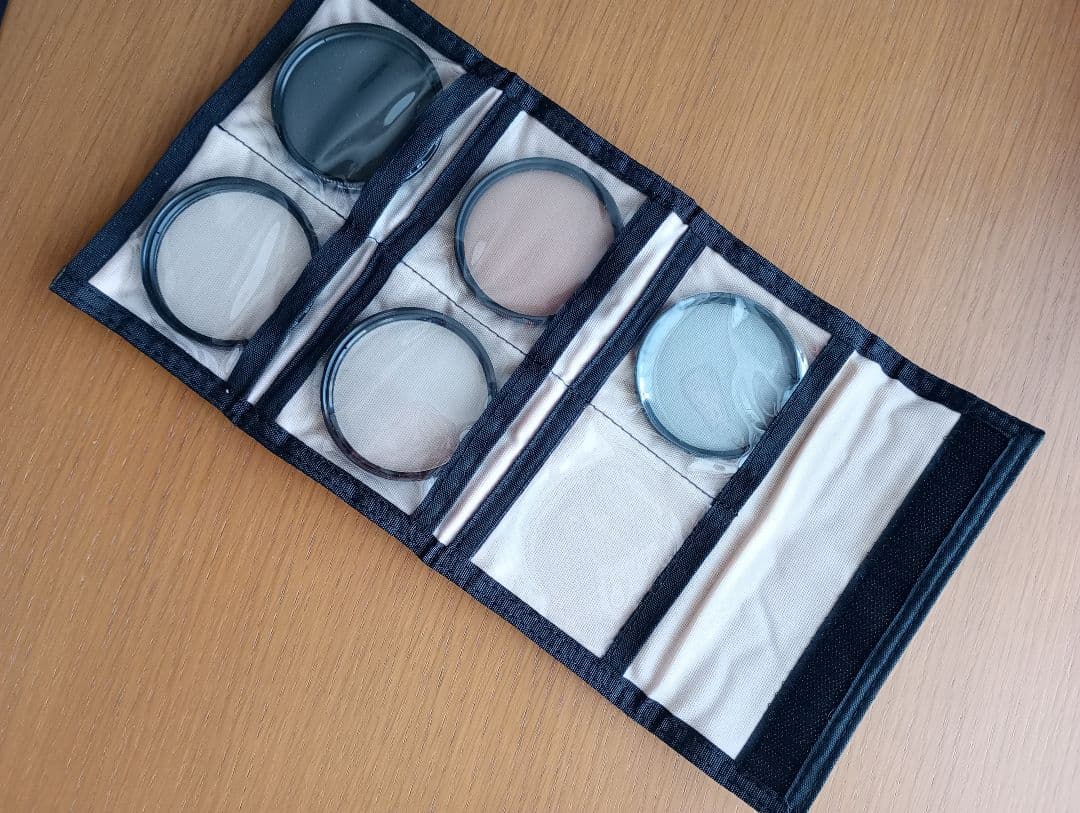 フィルター　62ミリ5枚セット、専用ケース付き