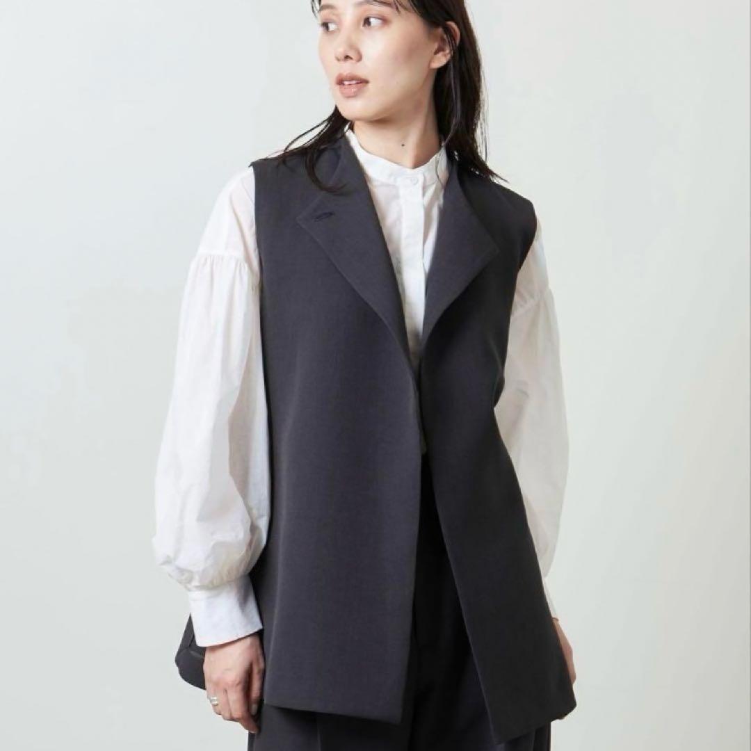 marw united arrows ウエストベルトジレ　ダークグレー