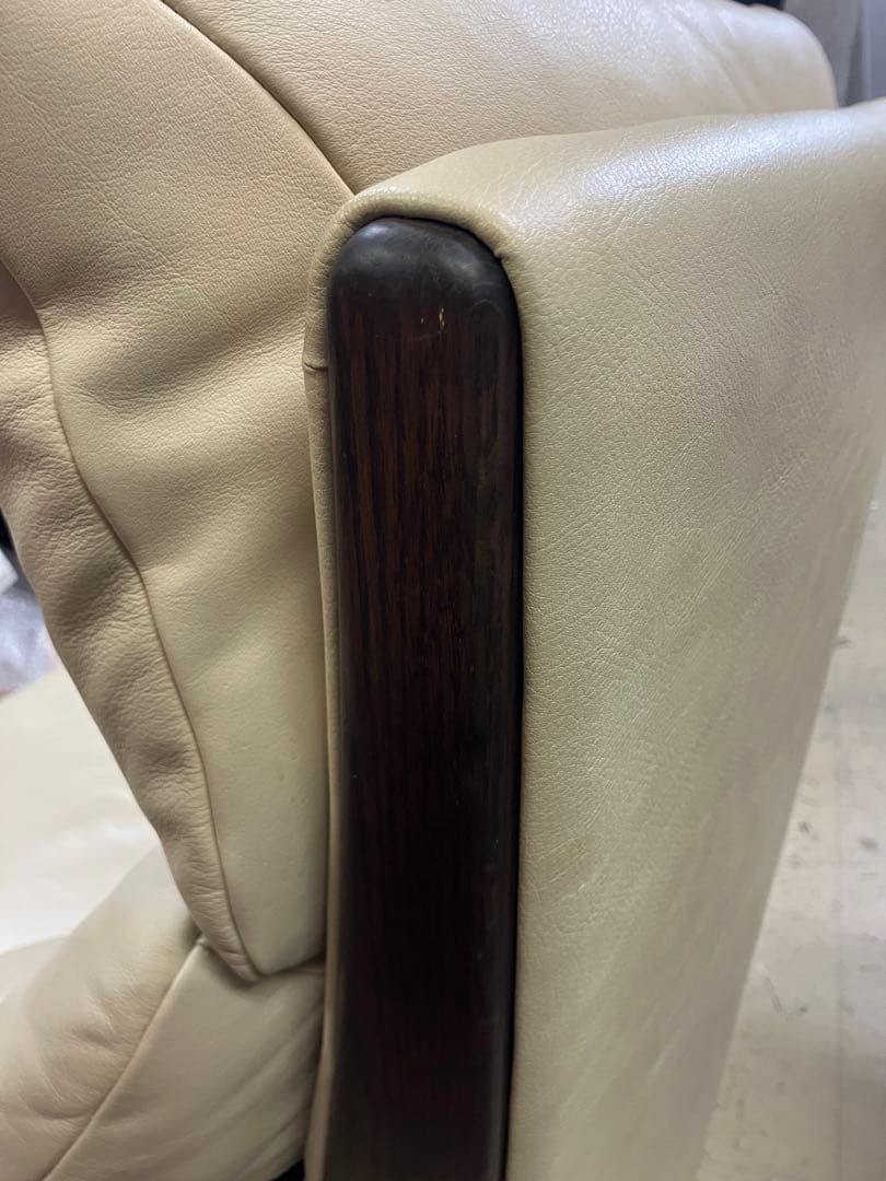 karimoku カリモク ZT71モデル レザー 1人掛けソファ 1P 肘掛け