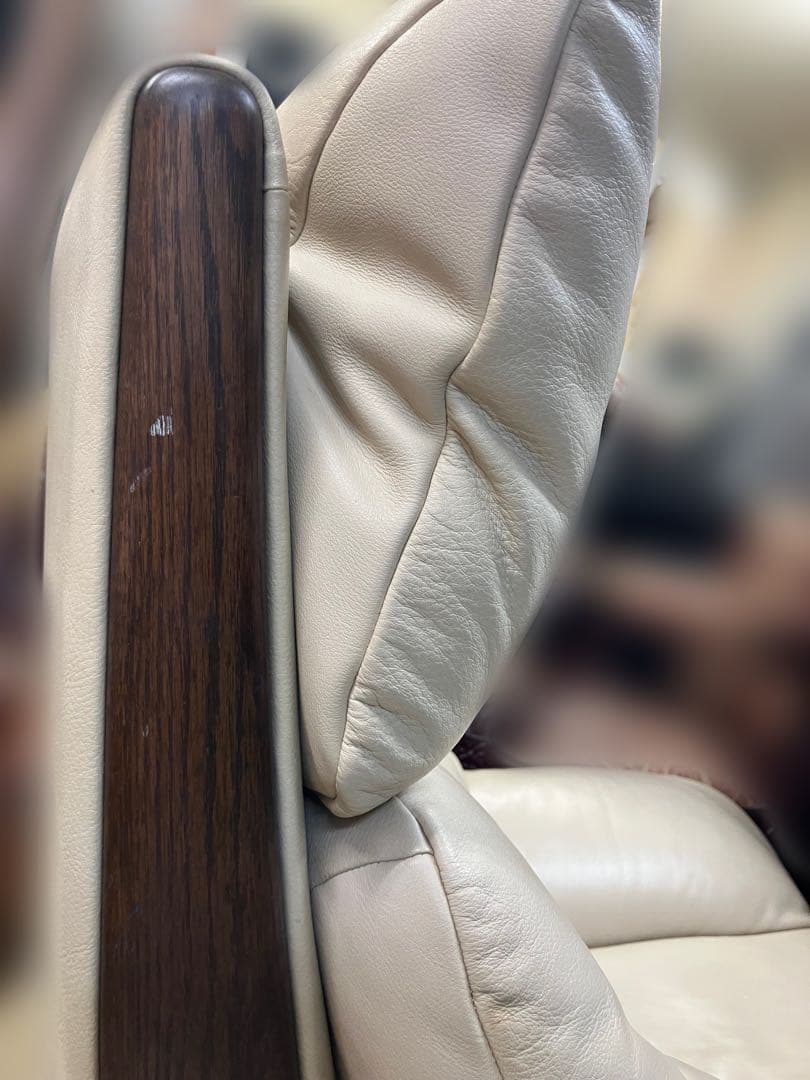 karimoku カリモク ZT71モデル レザー 1人掛けソファ 1P 肘掛け