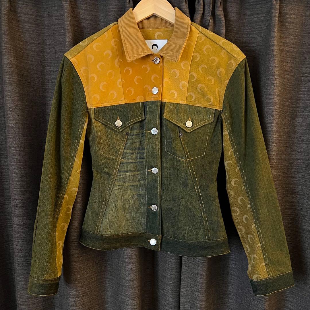 ジャケット・アウター Marine Serre 20FW moonlaser denim jacket