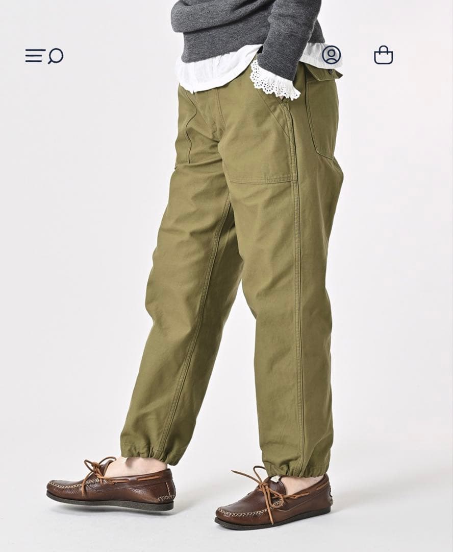 お値下げ　45R バックサテンの908ベイカーパンツ　サイズ2