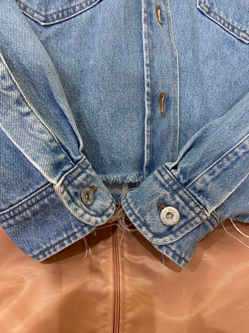 ミュウミュウのデニムジャケット