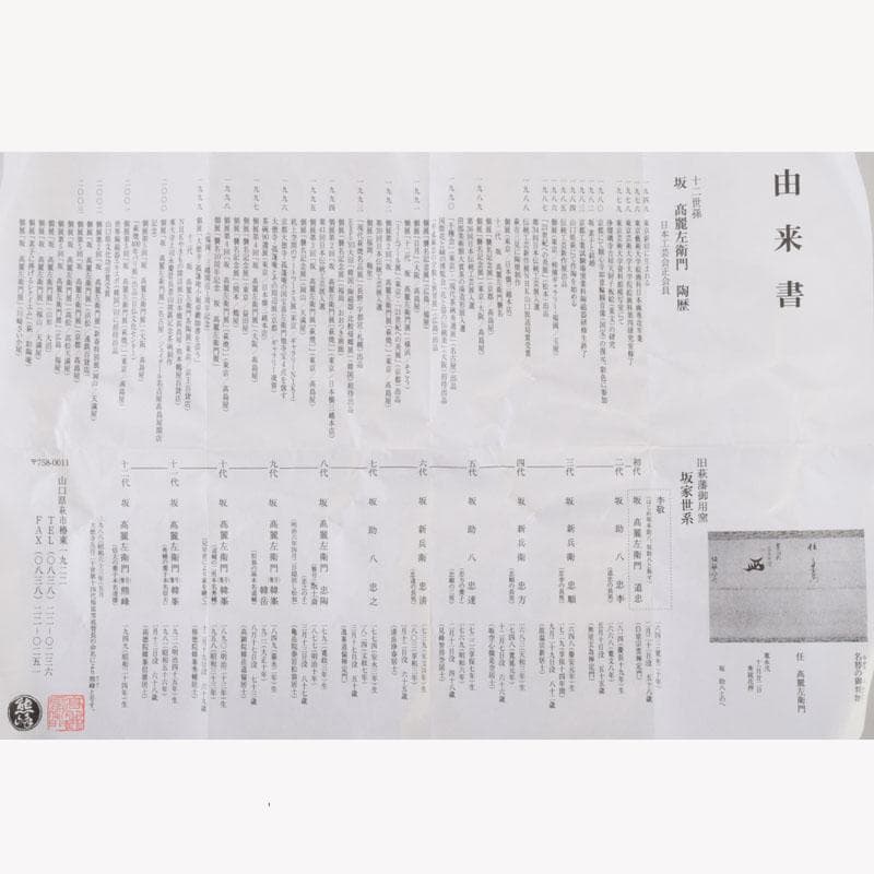 もちぽよい　萩焼　十二世　坂高麗左衛門作　酉香合　共布共箱　V　8767